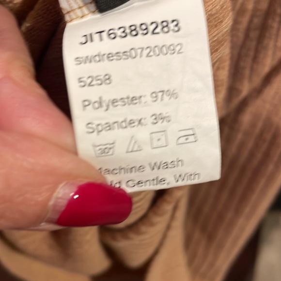 Shein Open Back Knit Sweater Dress. Size XS. EUC - Picture 8 of 8